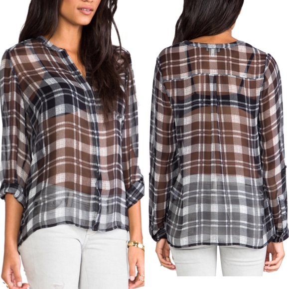 Joie Tops - Joie BRIGID BLOUSE IN CAVIAR